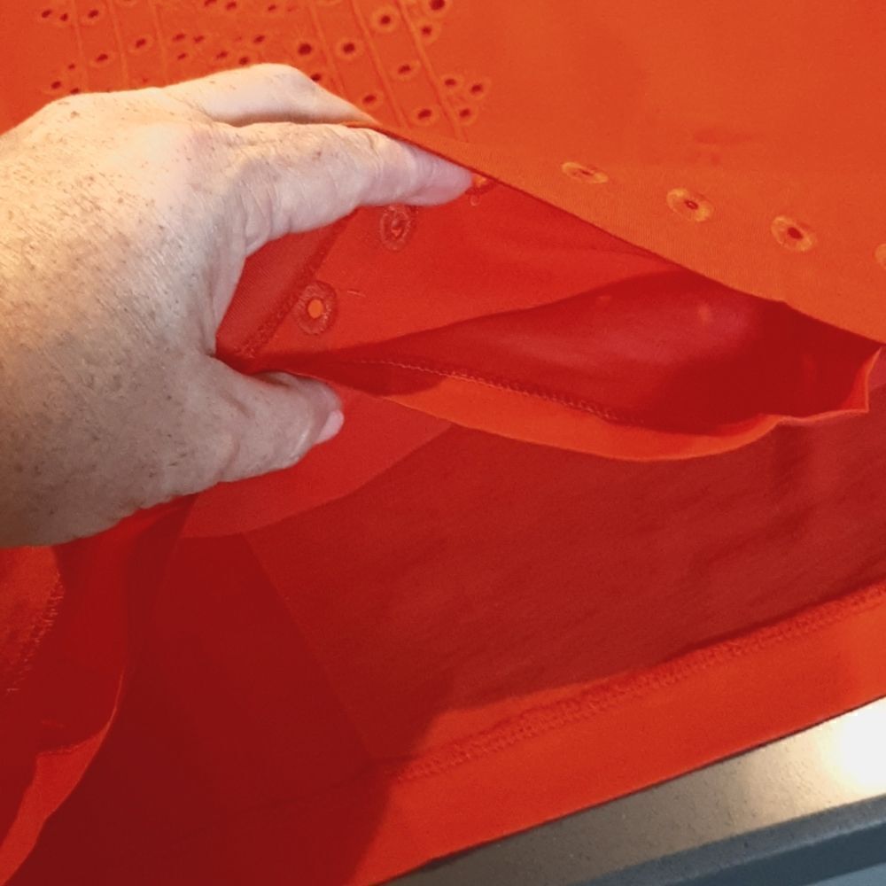 J.Crew Red Orange Tank Shirt - Picture 5 of 10